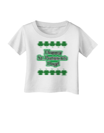 Seeing Double St. Patrick's Day Infant T-Shirt-Infant T-Shirt-TooLoud-White-06-Months-Davson Sales
