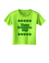 Seeing Double St. Patrick's Day Toddler T-Shirt-Toddler T-Shirt-TooLoud-Lime-Green-2T-Davson Sales