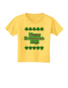 Seeing Double St. Patrick's Day Toddler T-Shirt-Toddler T-Shirt-TooLoud-Yellow-2T-Davson Sales