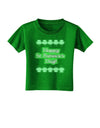 Seeing Double St. Patrick's Day Toddler T-Shirt Dark-Toddler T-Shirt-TooLoud-Clover-Green-2T-Davson Sales