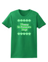 Seeing Double St. Patrick's Day Womens Dark T-Shirt-TooLoud-Kelly-Green-X-Small-Davson Sales