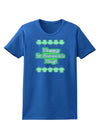 Seeing Double St. Patrick's Day Womens Dark T-Shirt-TooLoud-Royal-Blue-X-Small-Davson Sales