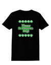 Seeing Double St. Patrick's Day Womens Dark T-Shirt-TooLoud-Black-X-Small-Davson Sales