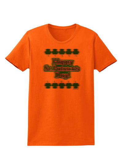 Seeing Double St. Patrick's Day Womens T-Shirt-Womens T-Shirt-TooLoud-Orange-XXX-Large-Davson Sales