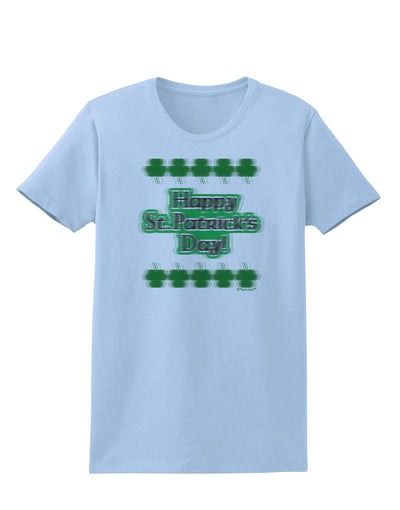 Seeing Double St. Patrick's Day Womens T-Shirt-Womens T-Shirt-TooLoud-Light-Blue-X-Small-Davson Sales