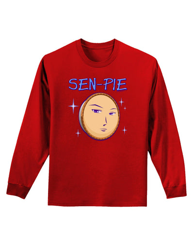 Sen-Pie Sama Kun San Chan Adult Long Sleeve Dark T-Shirt-TooLoud-Red-Small-Davson Sales