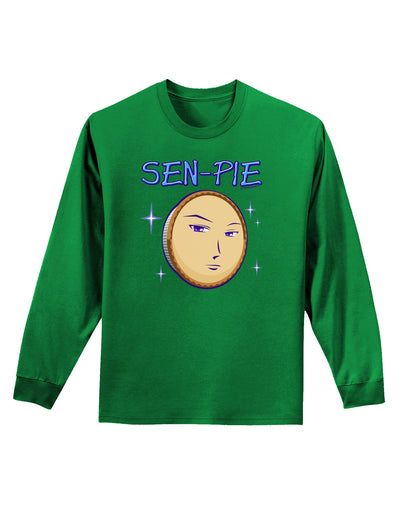 Sen-Pie Sama Kun San Chan Adult Long Sleeve Dark T-Shirt-TooLoud-Kelly-Green-Small-Davson Sales