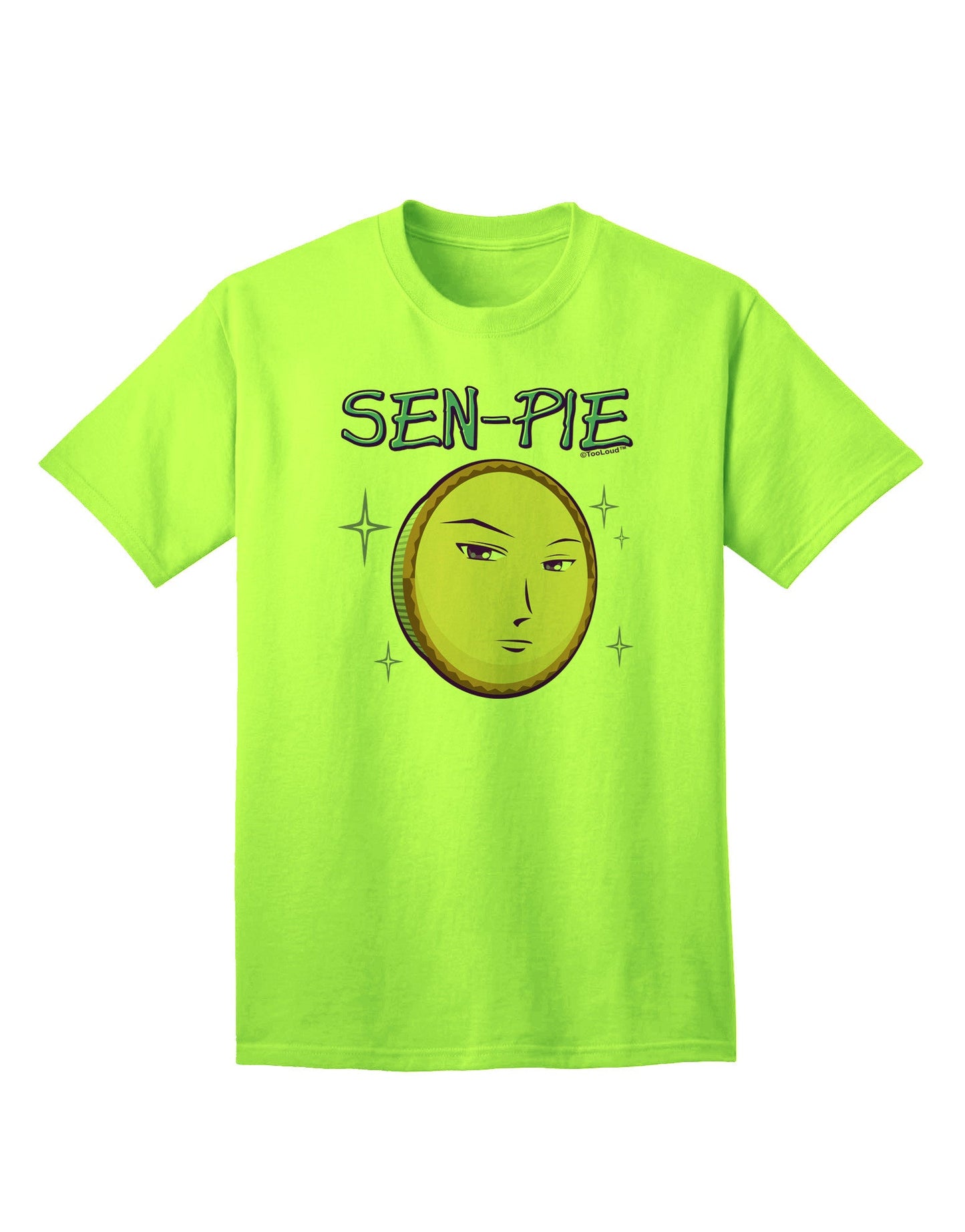 Sen-Pie Sama Kun San Chan - Premium Adult T-Shirt Collection-Mens T-shirts-TooLoud-Neon-Green-Small-Davson Sales