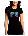 Send Me A Rave Girl Juniors Crew Dark T-Shirt-T-Shirts Juniors Tops-TooLoud-Black-Juniors Fitted Small-Davson Sales