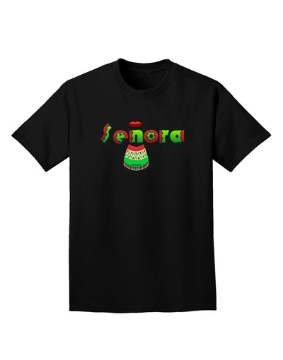 Senora Poncho Adult Dark T-Shirt-Mens T-Shirt-TooLoud-Black-Small-Davson Sales