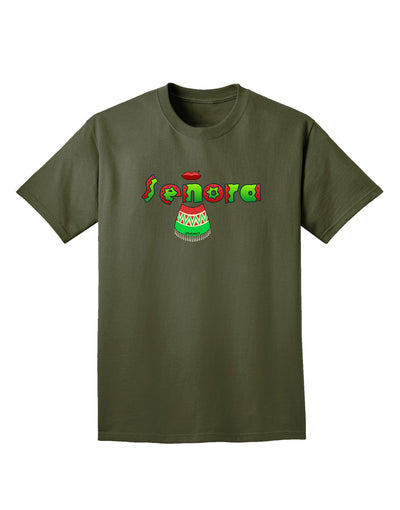 Senora Poncho Adult Dark T-Shirt-Mens T-Shirt-TooLoud-Military-Green-Small-Davson Sales