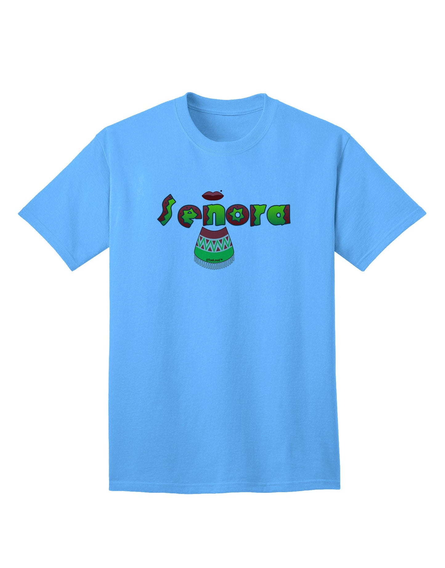 Senora Poncho Premium Adult T-Shirt Collection-Mens T-shirts-TooLoud-Aquatic-Blue-Small-Davson Sales