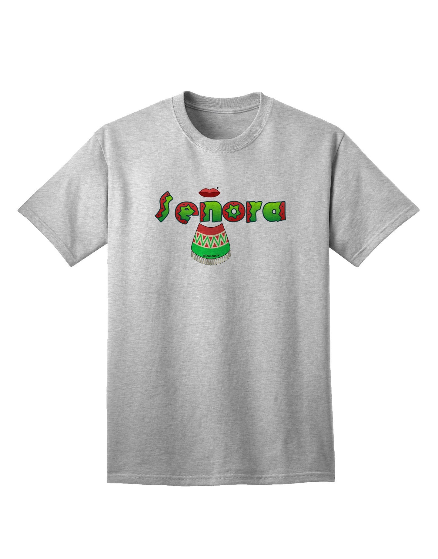 Senora Poncho Premium Adult T-Shirt Collection-Mens T-shirts-TooLoud-AshGray-Small-Davson Sales