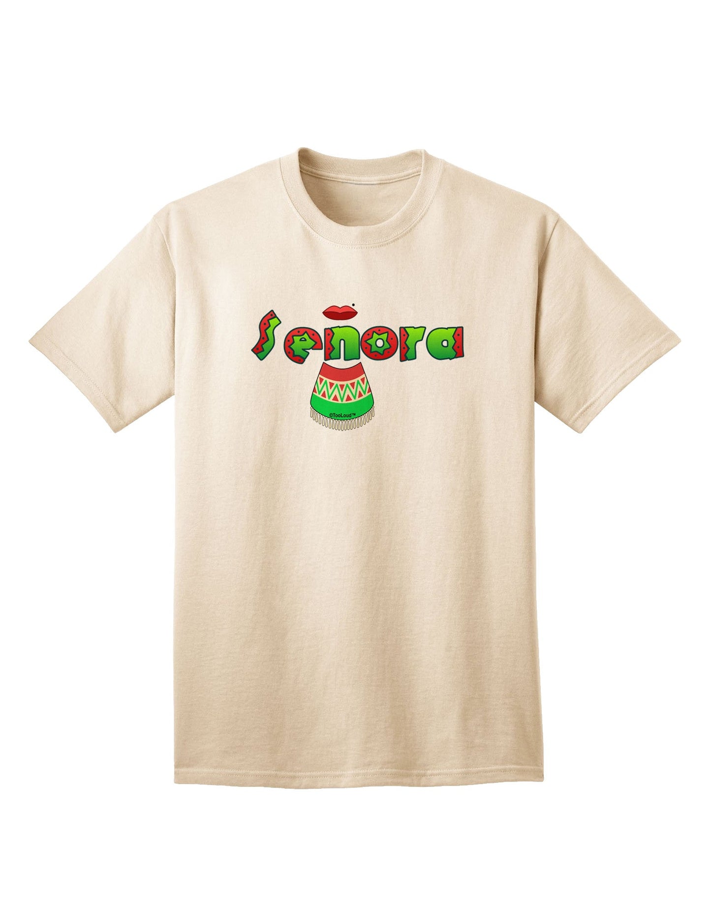Senora Poncho Premium Adult T-Shirt Collection-Mens T-shirts-TooLoud-Natural-Small-Davson Sales
