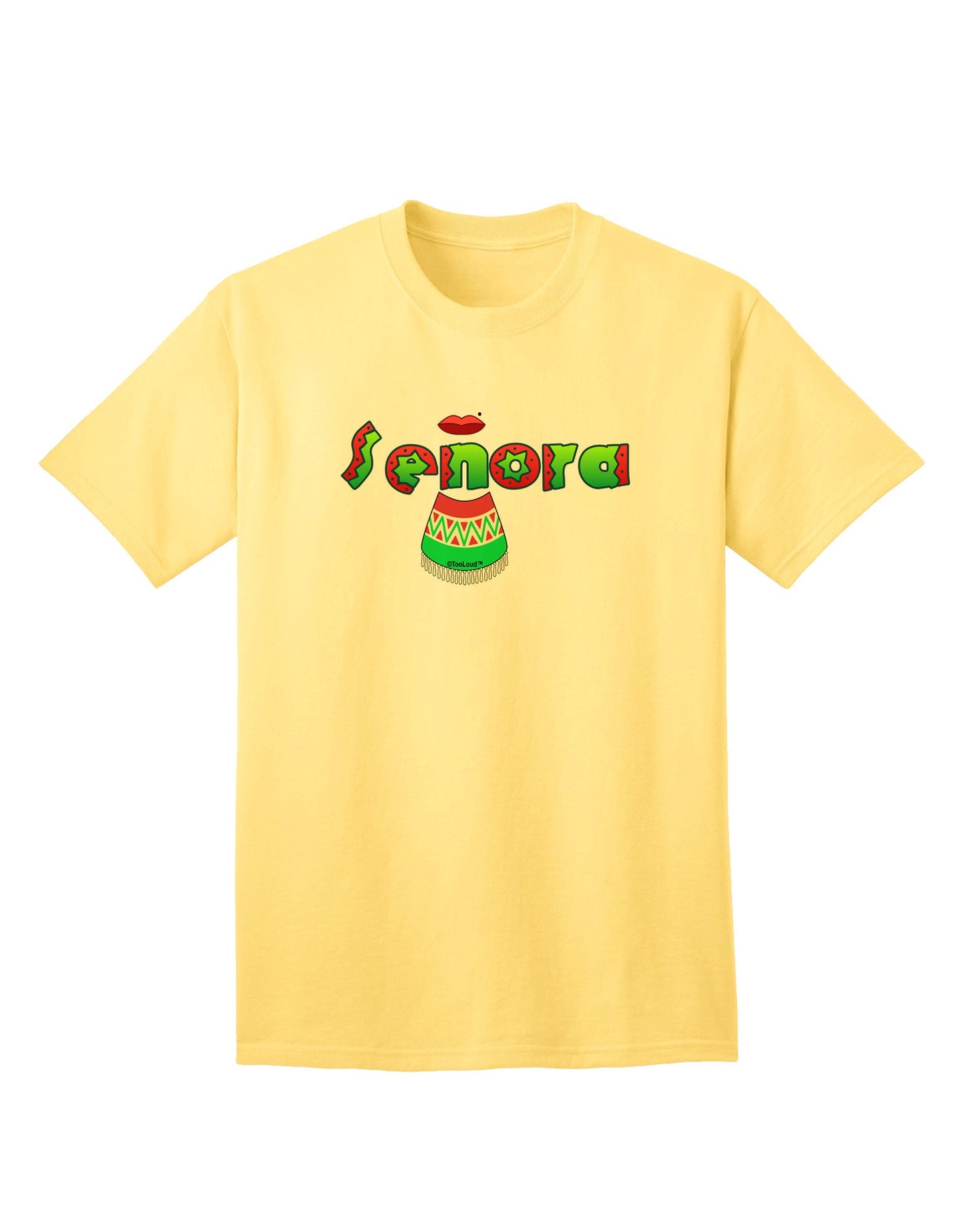 Senora Poncho Premium Adult T-Shirt Collection-Mens T-shirts-TooLoud-Yellow-Small-Davson Sales