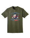 Seven Beers Ago - Lincoln Adult Dark T-Shirt-Mens T-Shirt-TooLoud-Military-Green-Small-Davson Sales