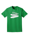 Seven Swans A Swimming Adult Dark T-Shirt-Mens T-Shirt-TooLoud-Kelly-Green-Small-Davson Sales