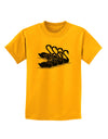 Seven Swans A Swimming Childrens T-Shirt-Childrens T-Shirt-TooLoud-Gold-X-Small-Davson Sales