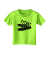 Seven Swans A Swimming Toddler T-Shirt-Toddler T-Shirt-TooLoud-Lime-Green-2T-Davson Sales