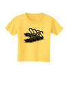 Seven Swans A Swimming Toddler T-Shirt-Toddler T-Shirt-TooLoud-Yellow-2T-Davson Sales