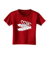 Seven Swans A Swimming Toddler T-Shirt Dark-Toddler T-Shirt-TooLoud-Red-2T-Davson Sales