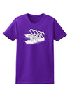 Seven Swans A Swimming Womens Dark T-Shirt-TooLoud-Purple-X-Small-Davson Sales