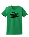 Seven Swans A Swimming Womens T-Shirt-Womens T-Shirt-TooLoud-Kelly-Green-X-Small-Davson Sales