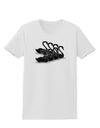 Seven Swans A Swimming Womens T-Shirt-Womens T-Shirt-TooLoud-White-X-Small-Davson Sales