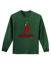 Seventy-Five Percent Mexican Adult Long Sleeve Dark T-Shirt-TooLoud-Dark-Green-Small-Davson Sales