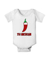 Seventy-Five Percent Mexican Baby Romper Bodysuit-Baby Romper-TooLoud-White-06-Months-Davson Sales