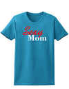 Sexy Mom Womens Dark T-Shirt-TooLoud-Turquoise-X-Small-Davson Sales