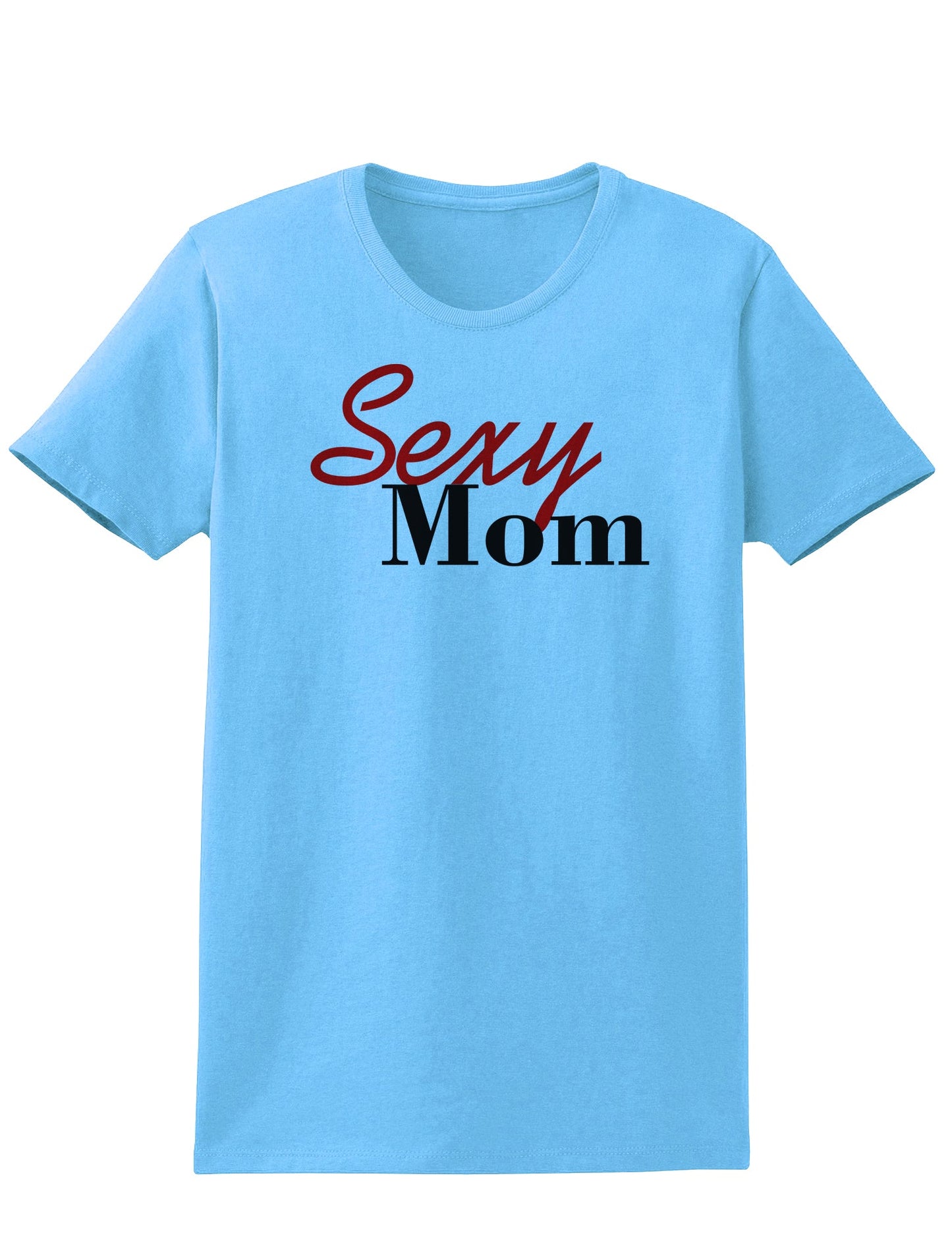 Sexy Mom Womens T-Shirt-Womens T-Shirt-TooLoud-Aquatic-Blue-X-Small-Davson Sales