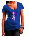 Sexy Succubus - Halloween Design Juniors V-Neck Dark T-Shirt-Womens V-Neck T-Shirts-TooLoud-Royal-Blue-Juniors Fitted Small-Davson Sales