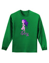 Sexy Succubus - Sexy Text Adult Long Sleeve Dark T-Shirt-TooLoud-Kelly-Green-Small-Davson Sales