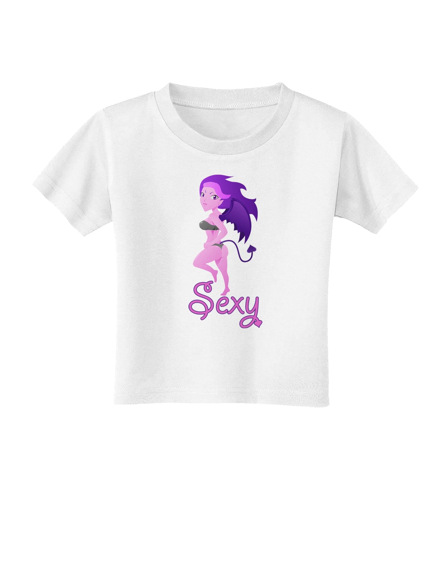Sexy Succubus - Sexy Text Toddler T-Shirt-Toddler T-Shirt-TooLoud-White-2T-Davson Sales