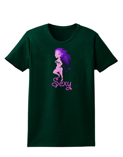 Sexy Succubus - Sexy Text Womens Dark T-Shirt-Womens T-Shirt-TooLoud-Forest-Green-Small-Davson Sales