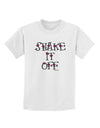 Shake It Off Text Cute with Hearts Childrens T-Shirt by TooLoud-Childrens T-Shirt-TooLoud-White-X-Small-Davson Sales