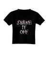 Shake It Off Text Cute with Hearts Toddler T-Shirt Dark by TooLoud-Toddler T-Shirt-TooLoud-Black-2T-Davson Sales