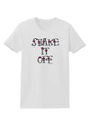 Shake It Off Text Cute with Hearts Womens T-Shirt by TooLoud-Womens T-Shirt-TooLoud-White-X-Small-Davson Sales