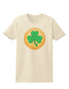 Shamrock Button Vector Design Womens T-Shirt by TooLoud-Womens T-Shirt-TooLoud-Natural-X-Small-Davson Sales