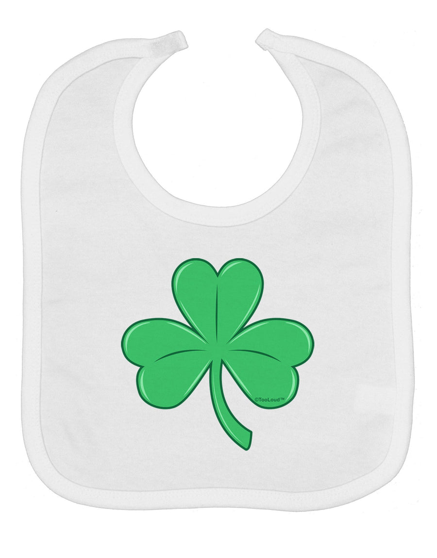 Shamrock Vector Design Baby Bib by TooLoud