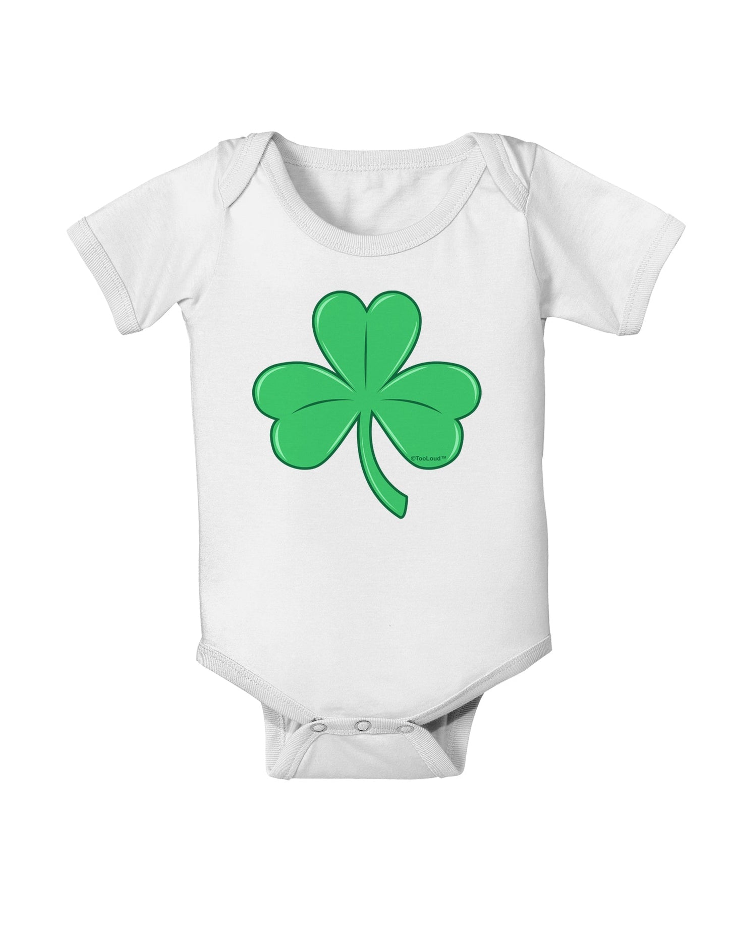 Shamrock Vector Design Baby Romper Bodysuit by TooLoud-Baby Romper-TooLoud-White-06-Months-Davson Sales