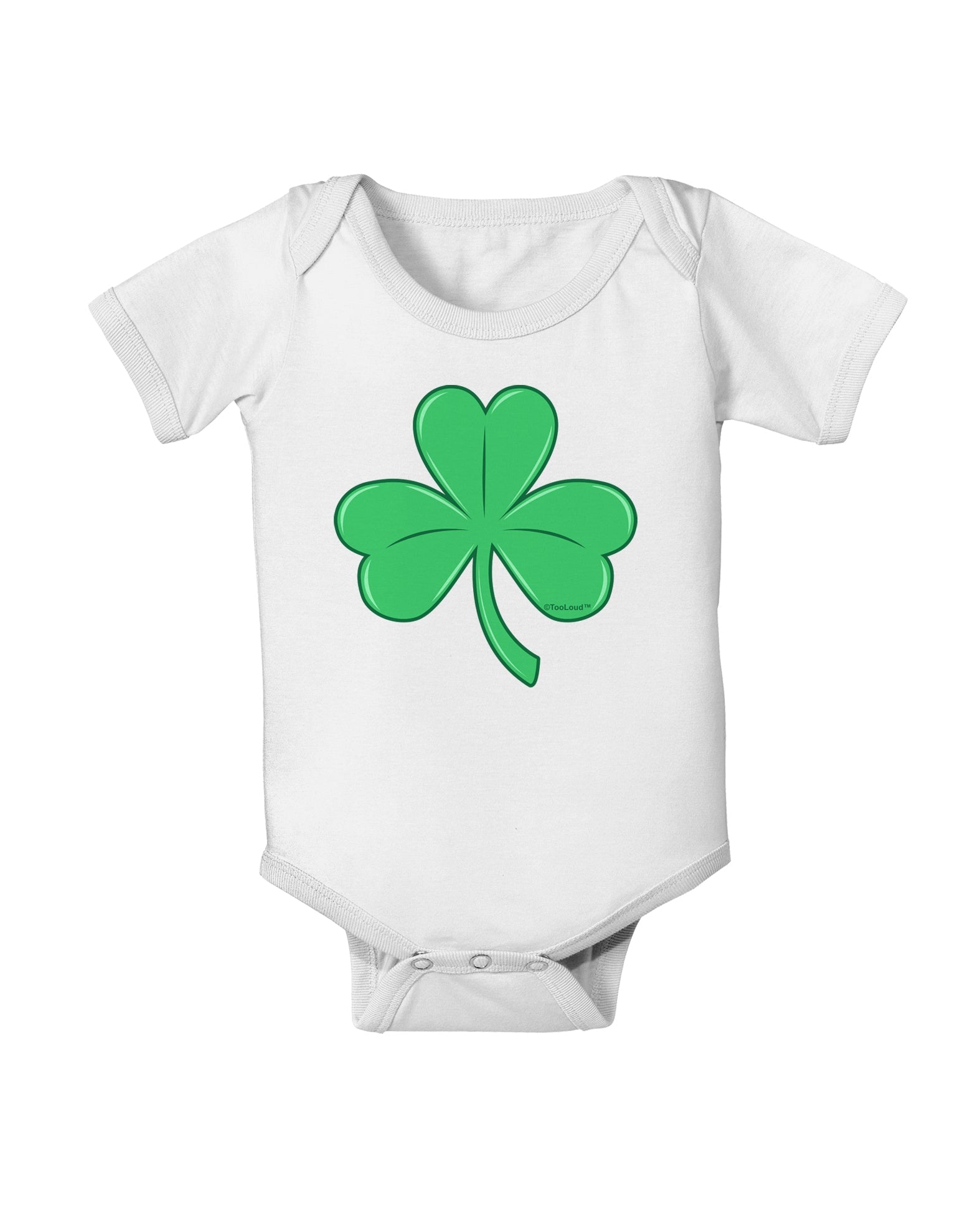 Shamrock Vector Design Baby Romper Bodysuit by TooLoud-Baby Romper-TooLoud-White-06-Months-Davson Sales