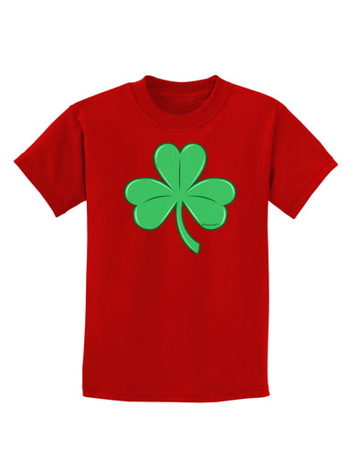 Shamrock Vector Design Childrens Dark T-Shirt by TooLoud-Childrens T-Shirt-TooLoud-Red-X-Small-Davson Sales