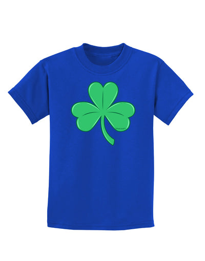 Shamrock Vector Design Childrens Dark T-Shirt by TooLoud-Childrens T-Shirt-TooLoud-Royal-Blue-X-Small-Davson Sales