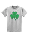 Shamrock Vector Design Childrens T-Shirt by TooLoud-Childrens T-Shirt-TooLoud-AshGray-X-Small-Davson Sales