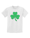 Shamrock Vector Design Childrens T-Shirt by TooLoud-Childrens T-Shirt-TooLoud-White-X-Small-Davson Sales