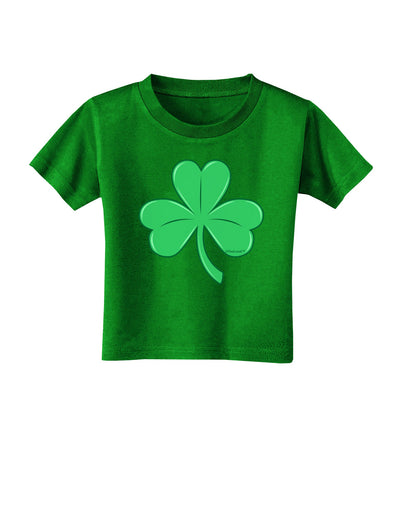 Shamrock Vector Design Toddler T-Shirt Dark by TooLoud-Toddler T-Shirt-TooLoud-Clover-Green-2T-Davson Sales