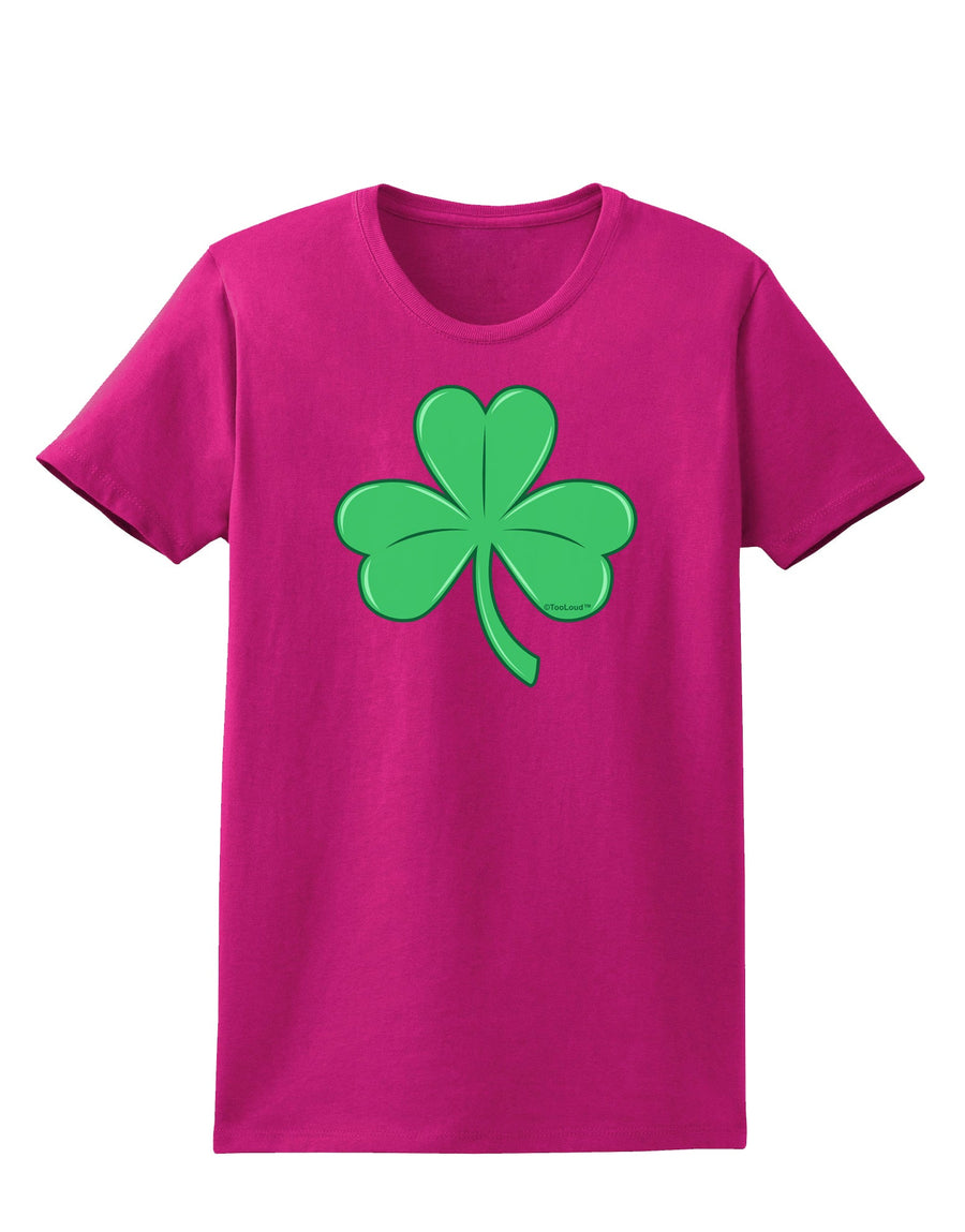 Shamrock Vector Design Womens Dark T-Shirt by TooLoud-Womens T-Shirt-TooLoud-Black-X-Small-Davson Sales