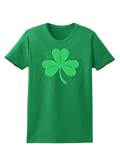 Shamrock Vector Design Womens Dark T-Shirt by TooLoud-Womens T-Shirt-TooLoud-Kelly-Green-X-Small-Davson Sales